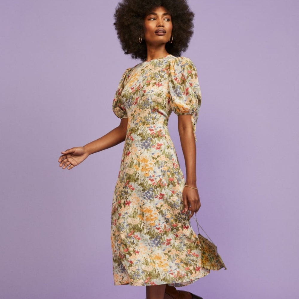 Reformation Oakley Dress in Countryside NWT 4 RARE